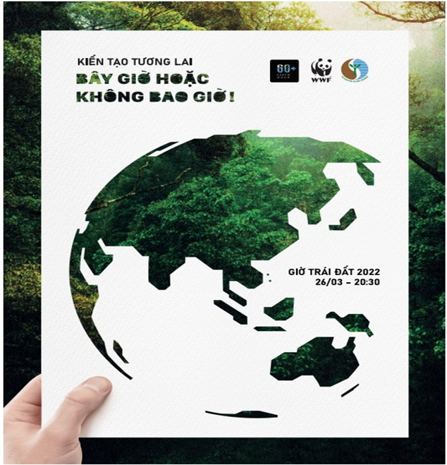 Hưởng ứng giờ trái đất 2022